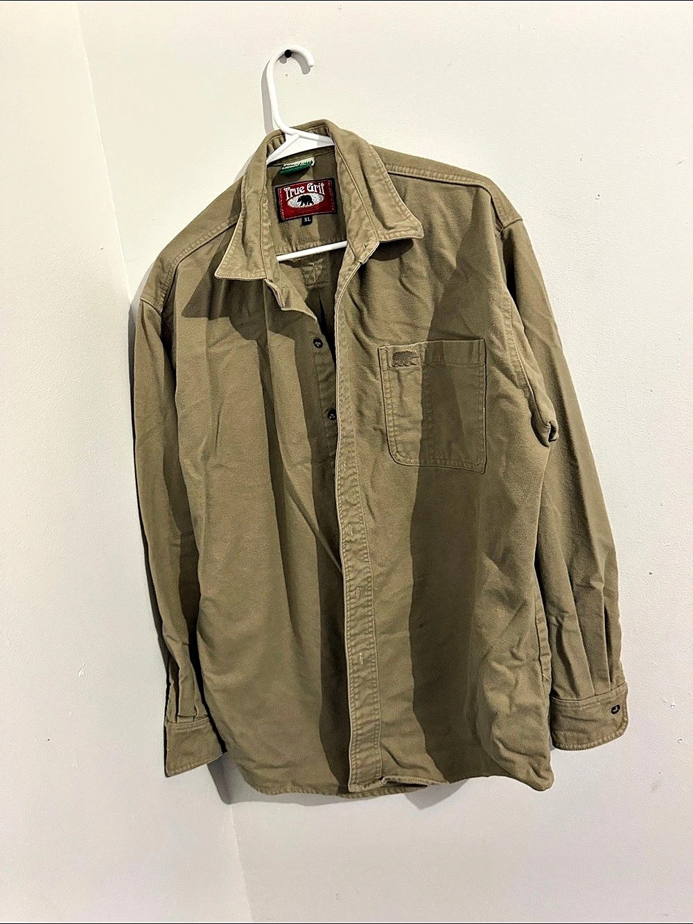 True Grit utility shirt Olive XL Like New